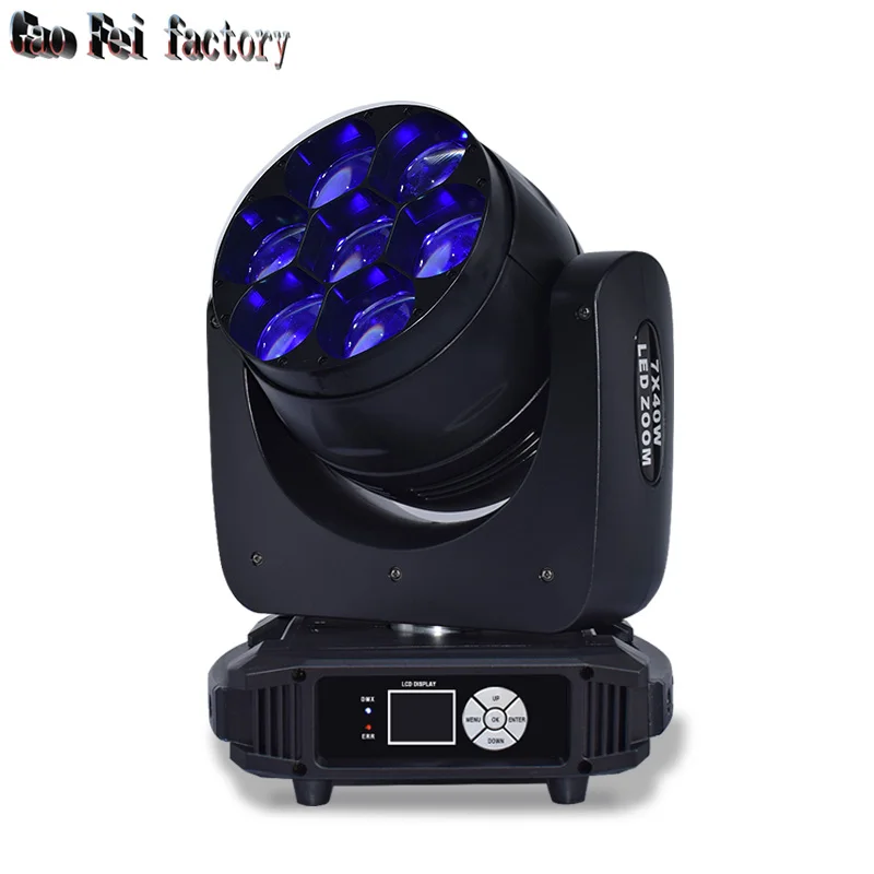 Moving Head 7X40W LED Zoom Wash Lyre Beam Mobile Light RGBW Full Colors Dmx Dj Lights For Stage Show | Освещение