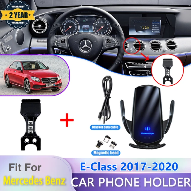 Handy Halter Für Mercedes-Benz E Klasse W213 2017 2018 2019 2020 Auto Air  Vent Halterung Zubehör GPS Telefon Halter - AliExpress