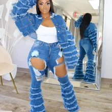 ruffle sweatsuit