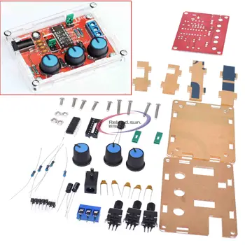 

XR2206 Function Signal Generator DIY Kit Sine Triangle Square Wave 1HZ-1MHZ DDS