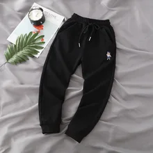 Штаны для девочек осенние детские спортивные штаны свободные хлопковые Новые повседневные детские штаны для девочек