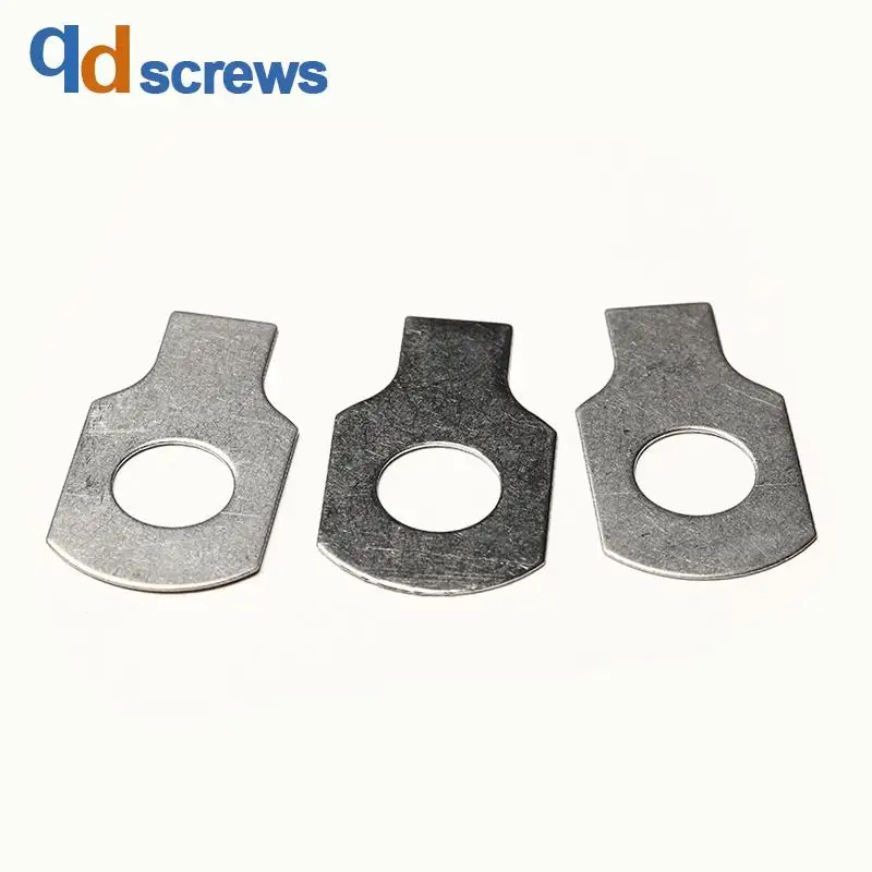 

304 M18M20M22M24M30M42 Tab Washers With Long Tab Stop Washer Single Ear Stops tainless steel Gasket GB854 DIN93