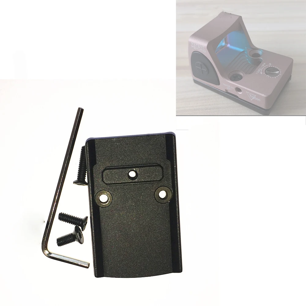 

Glock Plate Base Mount Fits RMR VISM Red Dot Sight for Real fire Caliber Rear Sight Hunting Accessories Outdoor Sports