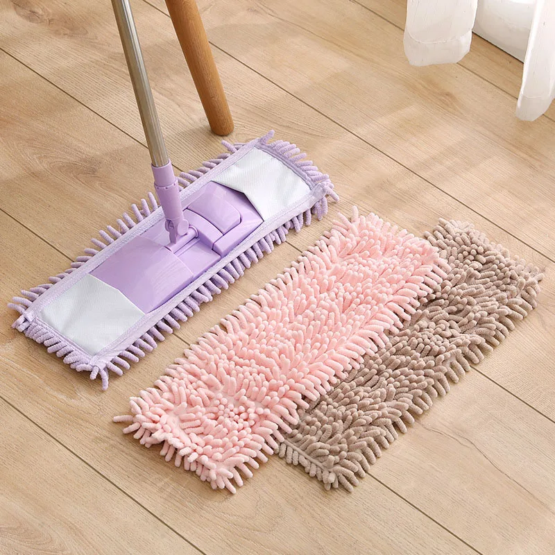 

Microfiber Mop Pads Spin Mop Chenille Head Household Cleaning Tools Furniture Duster Cloth Drying Floor Sweeper Window Cleaner