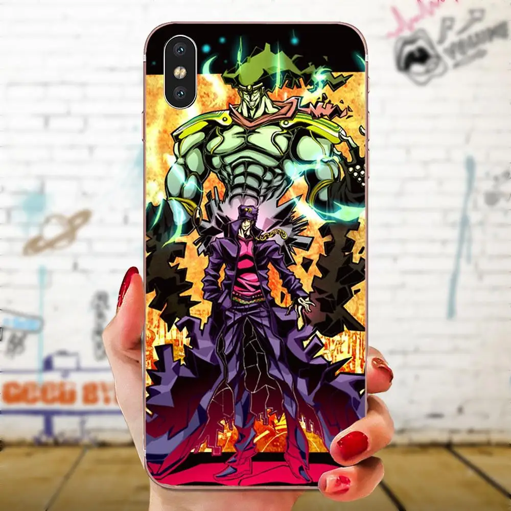 Для Galaxy J1 J2 J3 J330 J4 J5 J6 J7 J730 J8 mini Pro мягкие милые зимние ботинки кожи Jojo Jonathan Joestar дизайн