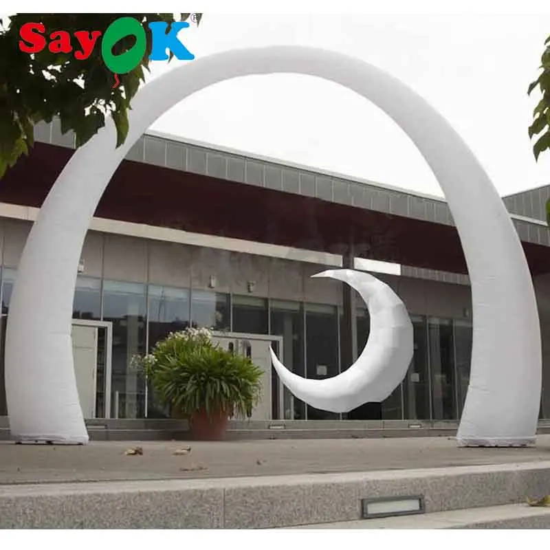 

New Design Lighting Inflatable Round Arch,Illuminating Inflatable Entrance for Promotion Event Decoration