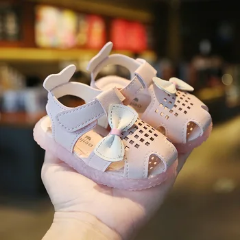 

2020 New Baby Girls Summer Shoes Infant Toddler Girls Sandals Baby First Walkers