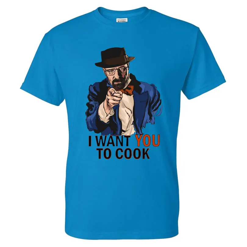Мужская модная футболка с надписью «Breaking Bad», коллекция года, футболка LOS POLLOS Hermanos, футболка с короткими рукавами с изображением братьев курицы, хипстерские топы, Лидер продаж - Цвет: blue piwantyouto