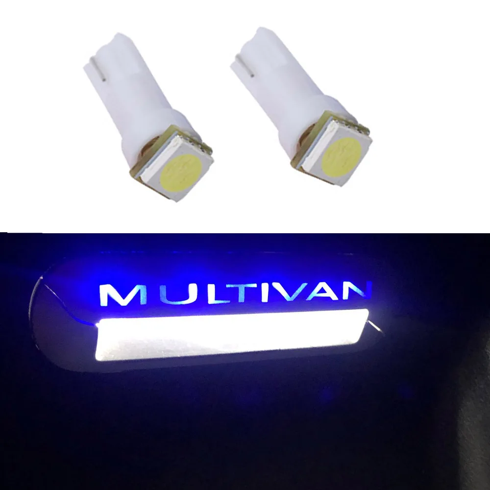 16pcs For VW Multivan Caravelle Transporter T5 T5.1 T6 LED bulb Entry interior Foot Step light White Error free LED Lamp Only