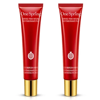 

20g One Spring Red Pomegranate Eye Cream Eye Contour Gel for Dark Circles Anti Puffiness Anti Wrinkles Around the Eye Skin Care