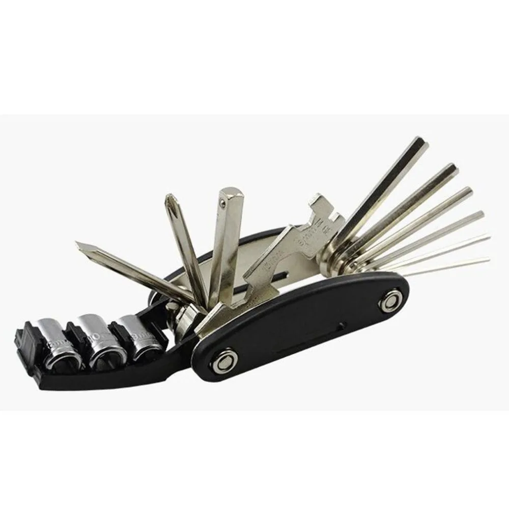 cheap 16 In 1 Bicycle Tools Sets MTB Mountain Road Bike Multi Repair Tool Kit Wrench Cycling Screwdriver Tool Multi Tool