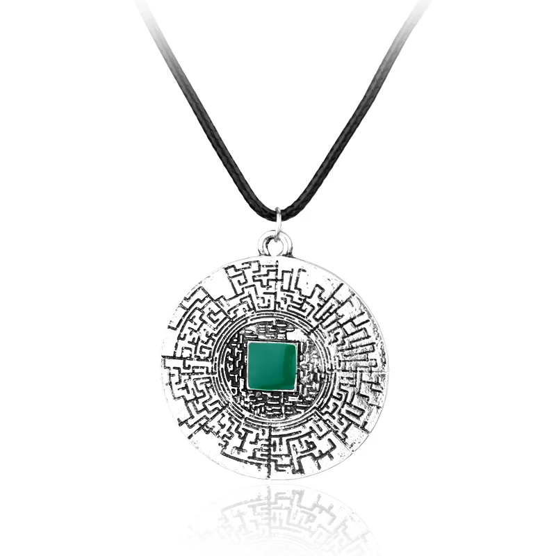 Adventure Movie New Style The Maze Runner Pendants Thomas Retro Rope Leather Necklace Vintage Round Women Men Statement | Украшения и