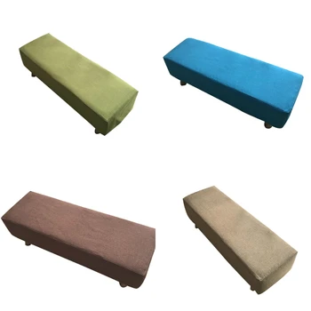 

Lychee Solid Color Bench Cover Rectangle Stretch Elastic Chair Covers for Home Kitchen Wedding Birthday Party