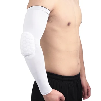 1Pc Elleboog Pad Protector Anti-Slip Compressie Lange Arm Guard Brace Ondersteuning Mouwen Voor Fitness 1Pc Elleboog Pad Protector Anti-Slip Compressie Lange Arm Guard Brace Ondersteuning Mouwen Voor Fitness