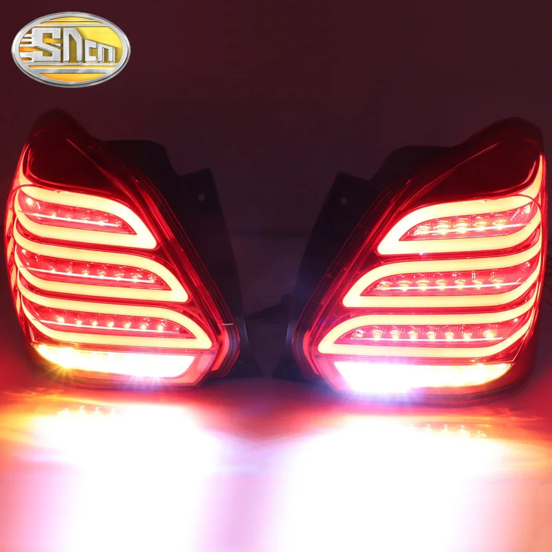Car LED Taillight Tail Light For Suzuki Swift 2017 2018 2019 Rear Fog Lamp + Brake Light + Reverse + Dynamic Turn Signal