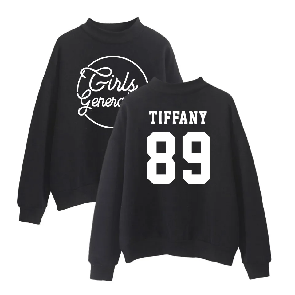 Kpop SNSD Girls Generation шесть альбом с высоким плотно облегающим шею воротником капюшоном