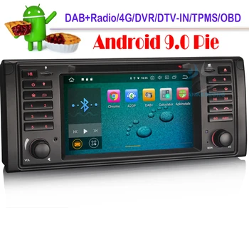 

Android 9.0 Car DVD Sat Nav GPS DAB+TPMS 4G BT for BMW 5 Series E39 E53 X5 M5