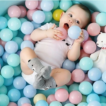 

100Pc Eco-Friendly Plastic Ocean Ball Soft Plastic Color Ball Bobo Pool Ball Children's Toy Pool Ocean Wave Ball Gift
