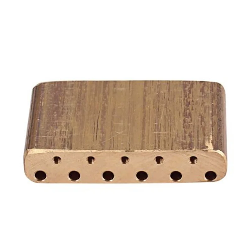 Гитарный базовый блок из латуни для ST Vintage SQ Vibrate Tremolo System Bridge Parts 6 String 5 Hole | Спорт и