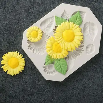 

Sunflower Cake Mold Daisy Flower Fondant Mold Silicone Decorating Tools Baking CHW4962 Tools Soap Mold Chocolate Cake R6E5