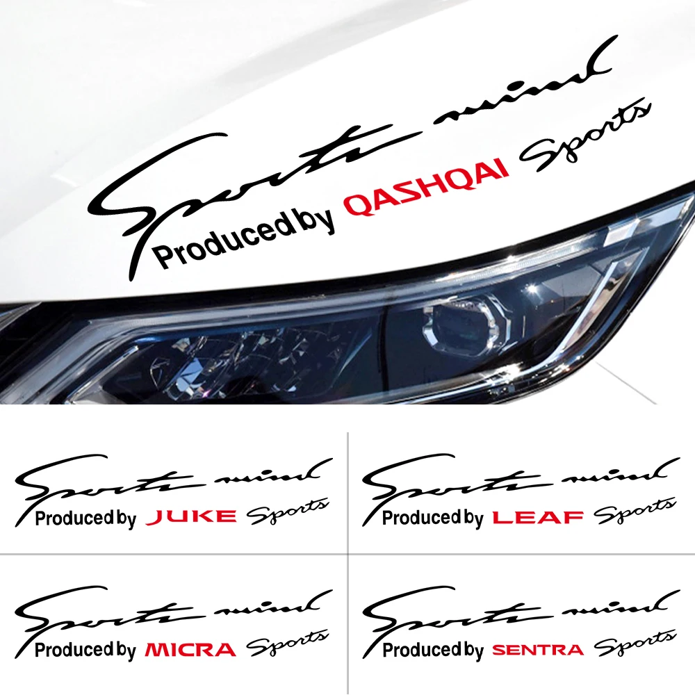 Автомобильный светильник брови украшения Стикеры для Nissan Nismo Tiida Teana Juke X trail Qashqai