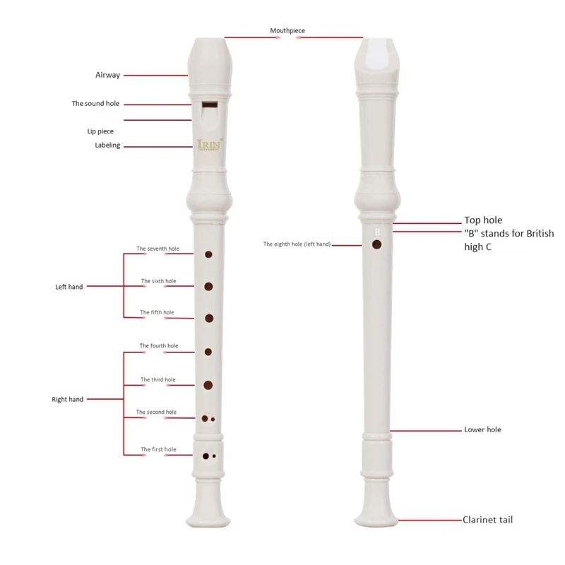 ИРИН музыкальный инструмент 3 шт./компл. кларнет 8 Флейта с отверстиями ВЧ профессиональная флейта, платья для детей и взрослых, подарок