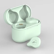 Новые X12 профессиональные Bluetooth 5,0 Наушники Модные Зеленые Мини 3D стерео звук водонепроницаемые спортивные наушники с зарядным ящиком