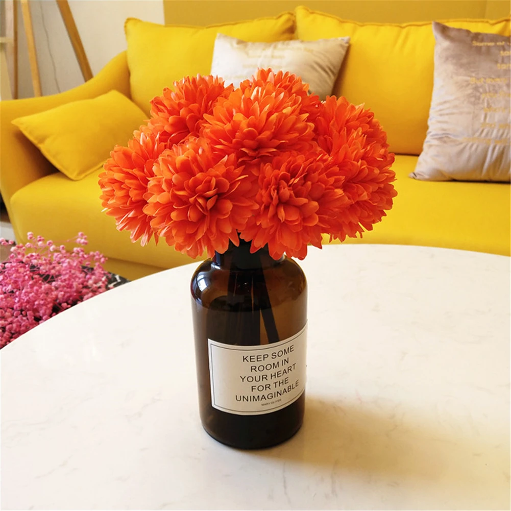 11 головок искусственные цветы цветочные украшения Свадебный букет невесты