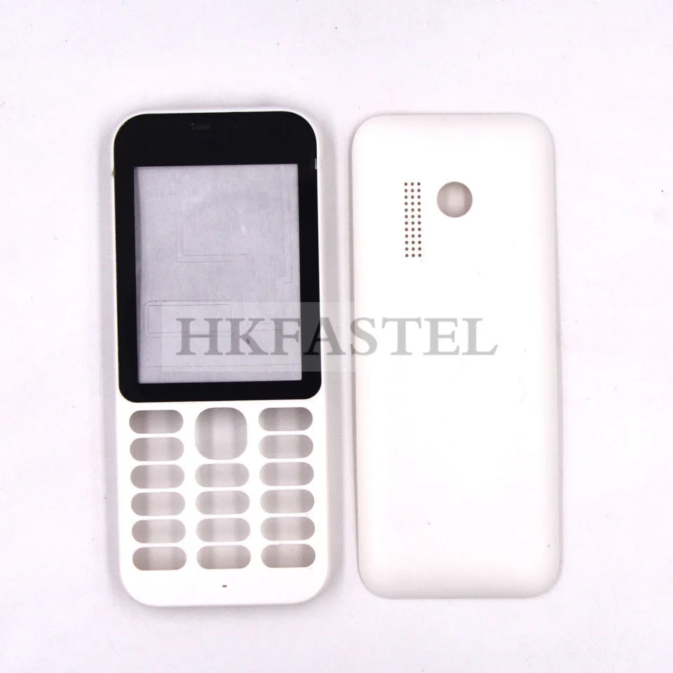 HKFASTEL высококачественный корпус клавиатуры для Nokia 215 Dual SIM Полный Мобильный телефон чехол с клавиатурой