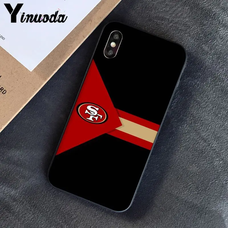 Yinuoda San Francisco 49ers DIY роскошный высококачественный защитный чехол для iPhone 8 7 6 6S Plus 5 5S SE XR X XS MAX Coque 11 11pro max - Цвет: A9