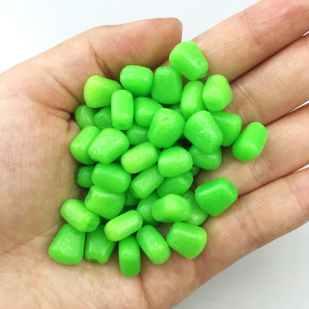 

new hot 50 Pcs/Lot colorful Corn Lure Baits Fake Soft Lures Carp Corn smell Full floating Artificial bait Corn grain