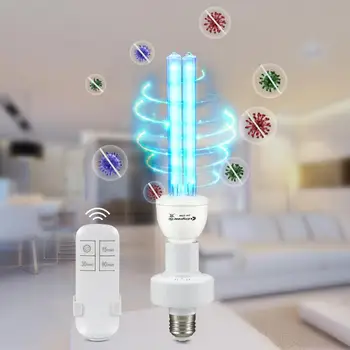 

UVC Lamp 15w 25w 110V-240V UV sterilizer , Quartz ultraviolet lamps LED bulb Light , esterilizador uv Indoor desinfection Lamp