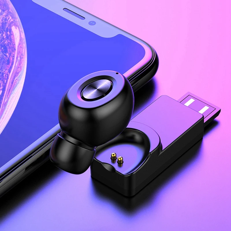 Bluetooth гарнитура 5,0 портативный автомобильный usb зарядка беспроводной мини-наушник типа моно наушники X18