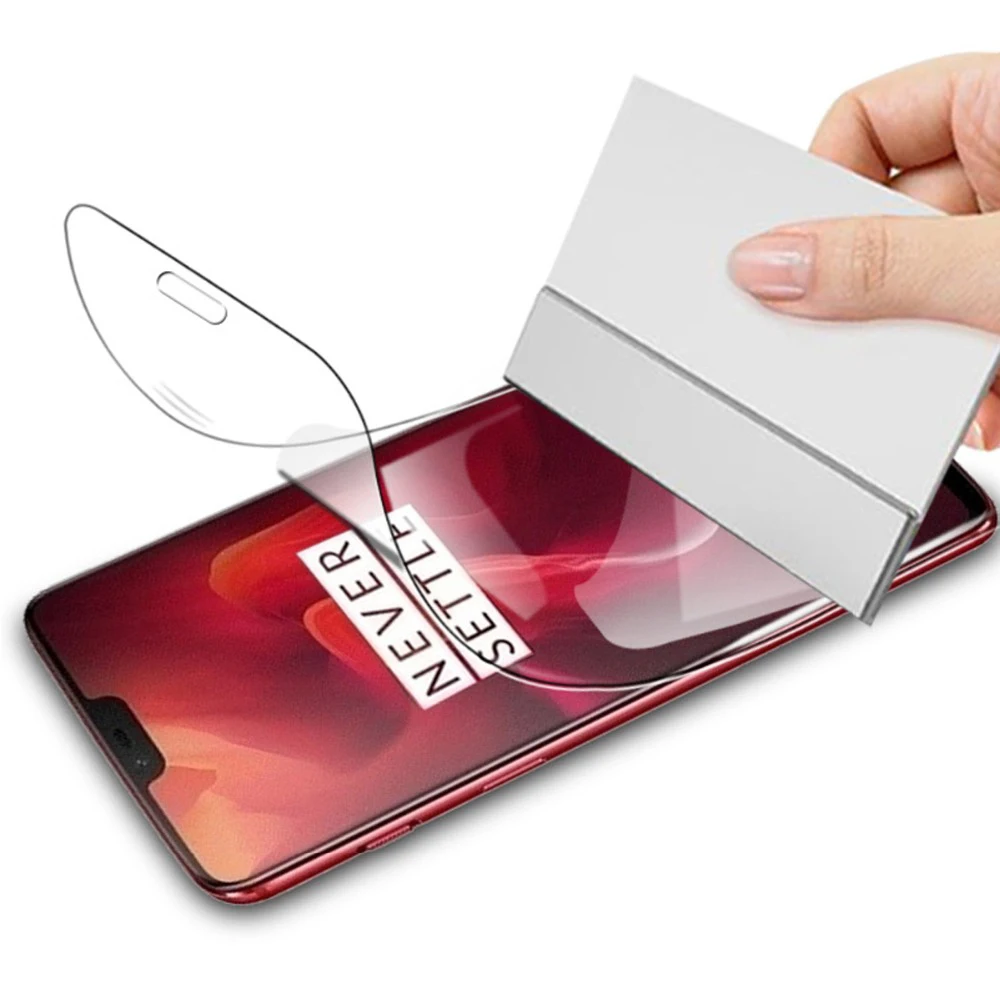 Прозрачная Гидрогелевая пленка для экрана Oneplus 7 Pro 6 6T 5 5T 7T ТПУ полное покрытие