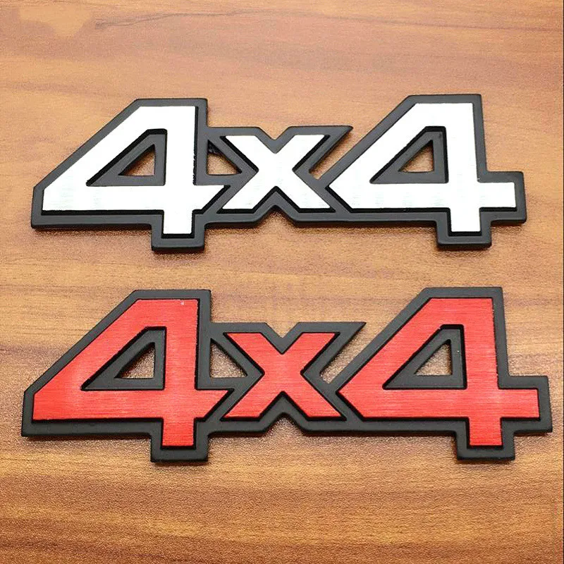 

14*4.4cm Aluminium Alloy 4x4 Car-styling Sticker Car Auto Styling Accessories 4*4 CNYOWO