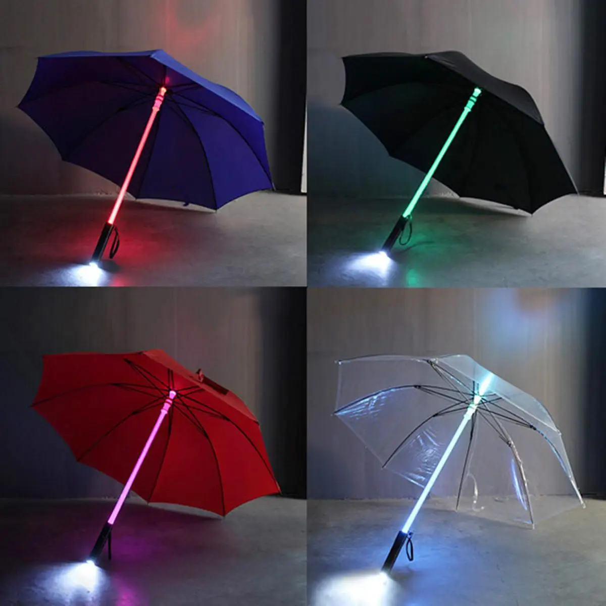 Светодиодный светильник зонтик от дождя и солнца с фонарь светильник меч Звездные войны лезвие бегун стиль