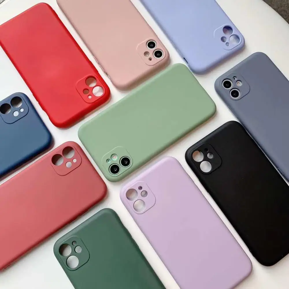 Ультратонкий ультратонкий простой силиконовый чехол для телефона Oneplus 7 7T 8 Pro
