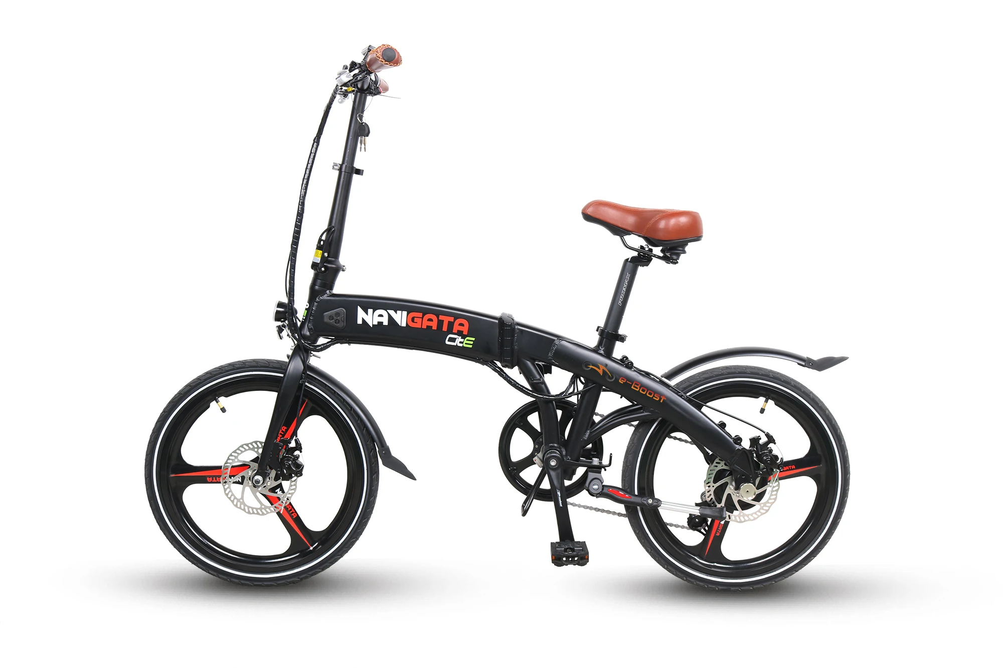 Top 2019 Sobowo CF46 20*1.75 inch three knife integrated wheel high quality folding electric bicycle 3