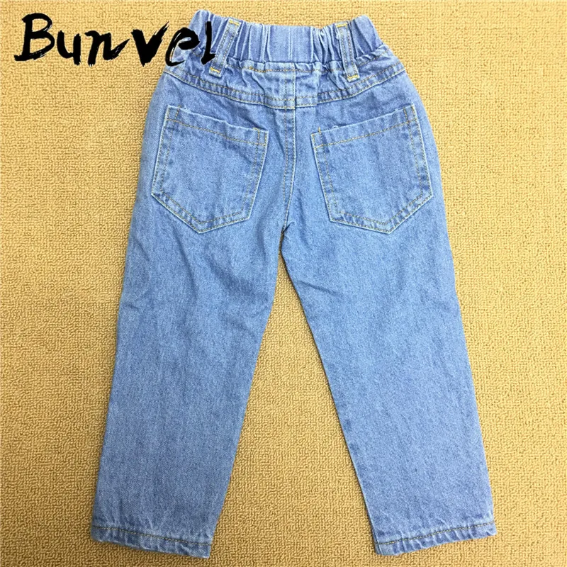 Bunvel/комплект детской одежды из 3 предметов, одежда с короткими рукавами для новорожденных девочек осенний Детский комплект, джинсовый топ+ повязка на голову