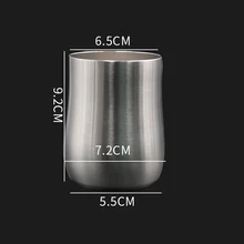 300 мл Новинка Нержавеющая Сталь Вино питьевой рюмки барная посуда чашка портативный полезный