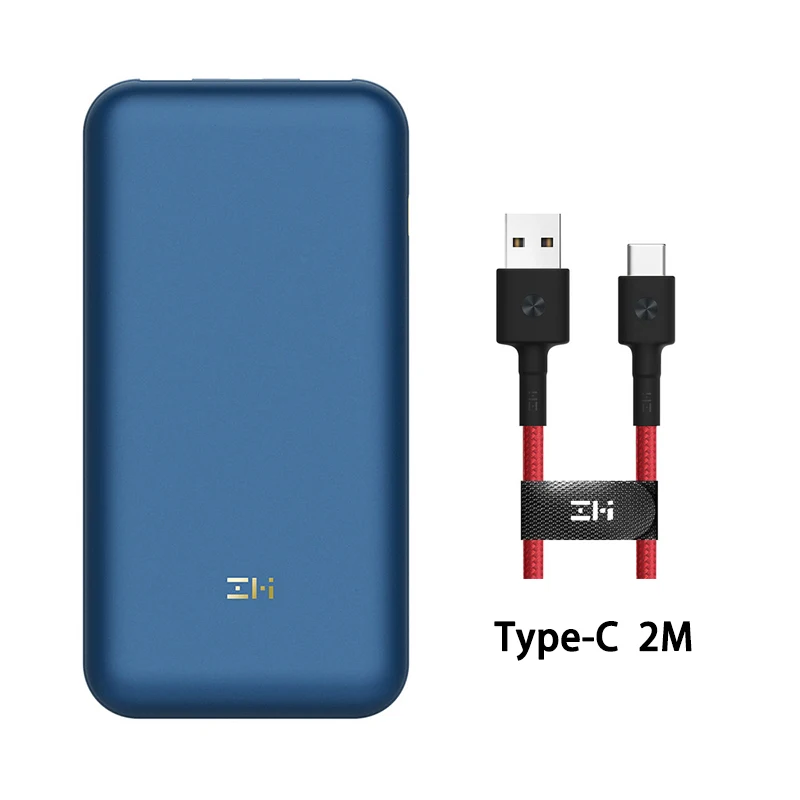 ZMI QB823 65 Вт 20000 мАч PRO power Bank QC 3,0 Быстрая зарядка для ноутбука для Xiaomi Mi 9 для iPhone 11 для переключателя - Цвет: Add Type C 2M