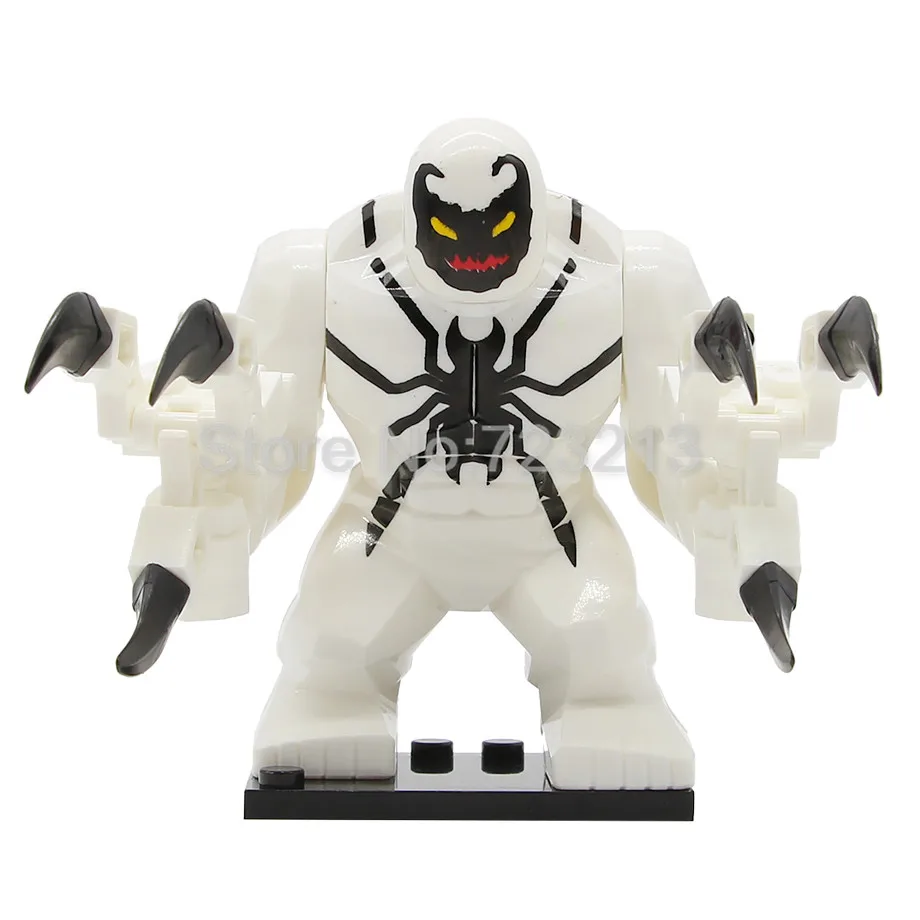 Одиночная Venom 7 см Анти-Веном Carnage Росомаха Marvel супергерой из фильмов строительные блоки кирпичи модель игрушки для детей - Цвет: XH1048