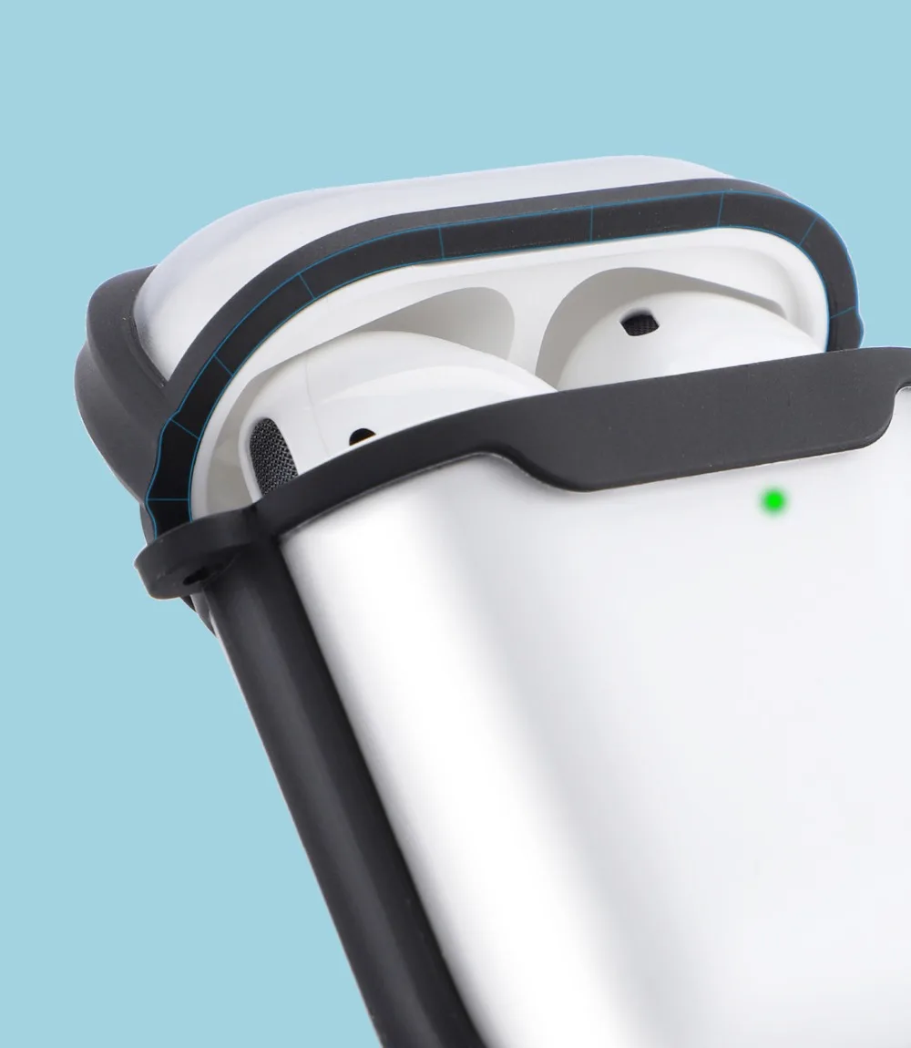Чехол для Apple Airpods, прозрачный матовый чехол для наушников, аксессуары, беспроводной Bluetooth чехол для iPhone Airpods 2, чехол, сумка
