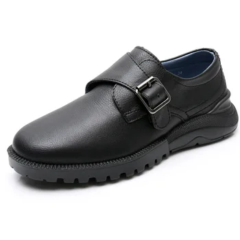 

Genuine Leather Boys Dress Shoes Leisure Children Loafers Shoes Fashion Comfortable For Kids Size 33-38