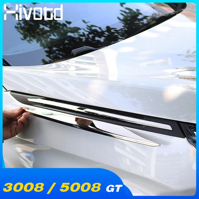 Car Front Fog Light Frame Trim Cover Light Eyebrow Garnish Stickers For  Peugeot 3008 5008 GT 2016 2017 2018 2019 3008GT 5008GT - AliExpress