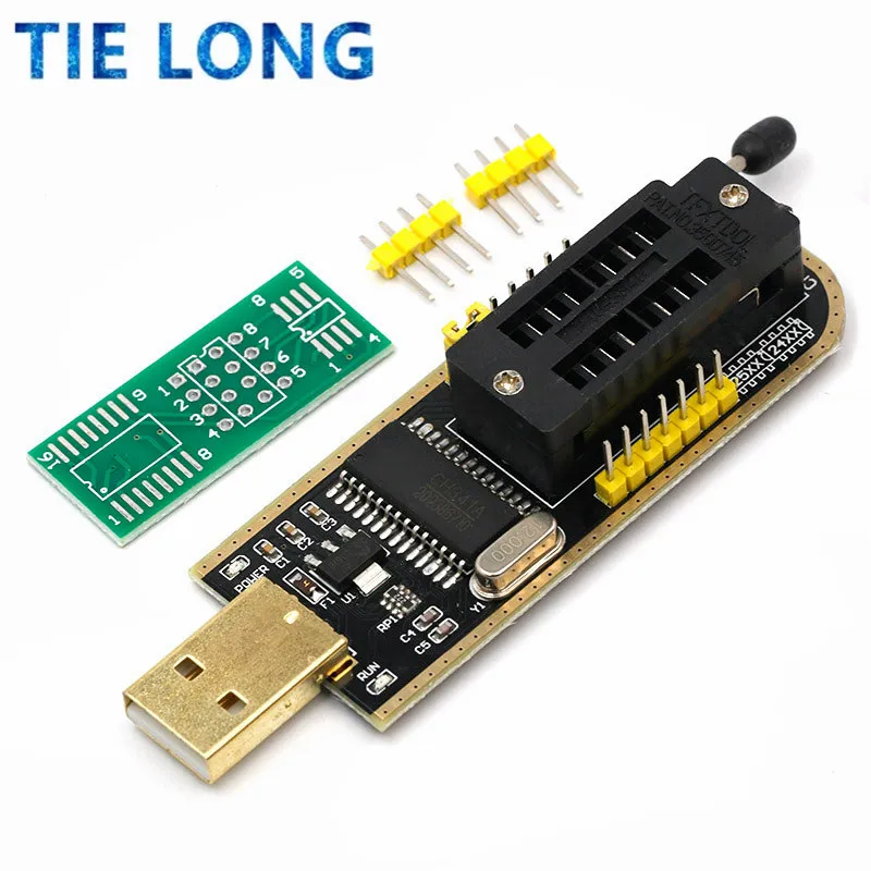 USB-программатор CH341A 24 25 серия EEPROM Flash BIOS с программным обеспечением и Драйвером |