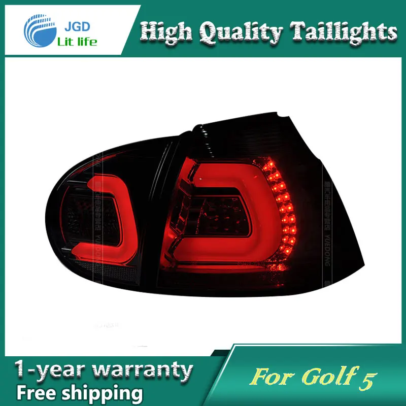 Задний фонарь для VW Golf 5 светодиодный задний ДХО + тормоз парка стоп сигнал|stop lamp|led