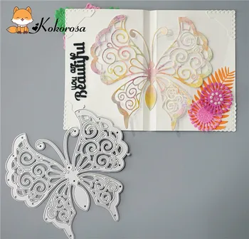 

Kokorosa Cutting Dies Metal Dies BUTTERFLY Die Craft New 2019 Scrapbooking Album Card Making Embossing Stencil Diecuts