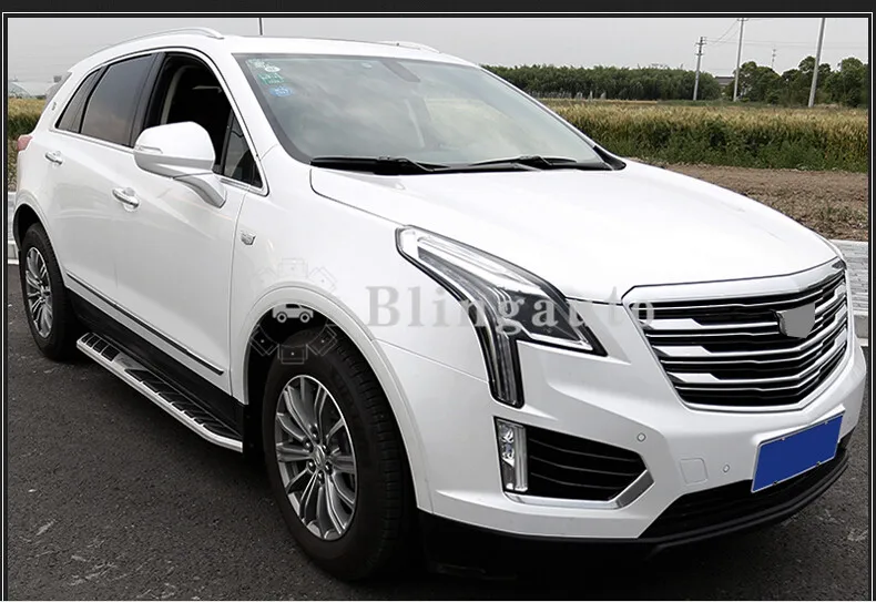 Подходит для Cadillac XT-5 2 шт. левый и правый Бег доска подножки nerf бар автомобиля педаль в сторону лестницы