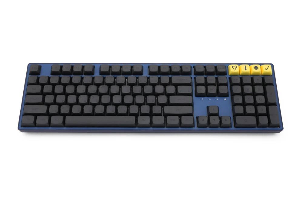 keyboard on pc XDA V2 Gentleman Set Dye Sub Keycap Set thick PBT for keyboard gh60 poker 87 tkl 104 ansi xd64 bm60 xd68 bm65 bm68 Japanese RU gaming pc keyboard